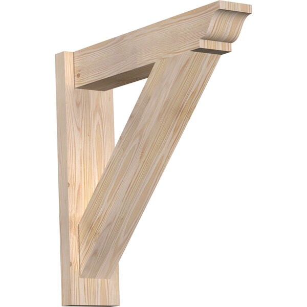 Ekena Millwork Traditional Smooth Traditional Outlooker, Douglas Fir, 5 1/2"W x 24"D x 24"H OUT06X24X24TRA01SDF - main